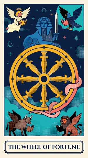 Wheel of Fortune tarot card