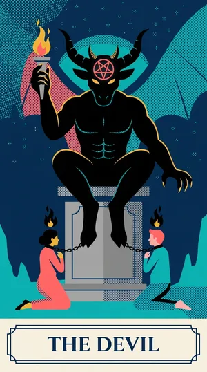 The Devil tarot card