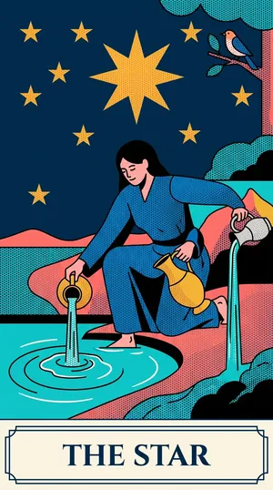 The Star tarot card