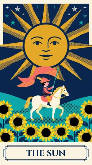 The Sun tarot card