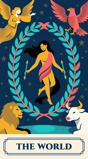 The World tarot card